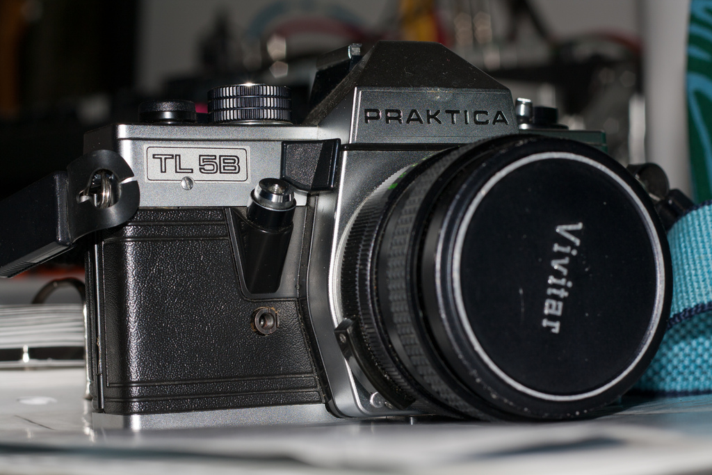 Praktica TL-5B (With Vivitar 28mm f/2.5)