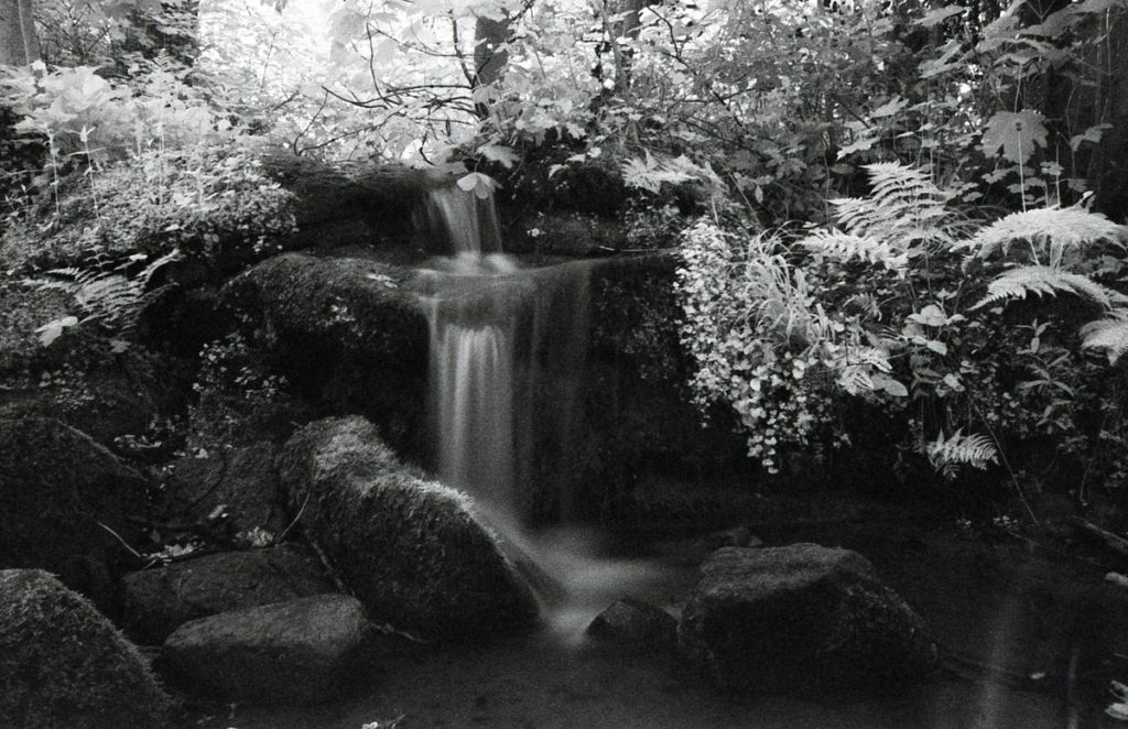 An IR Image of a Waterfall