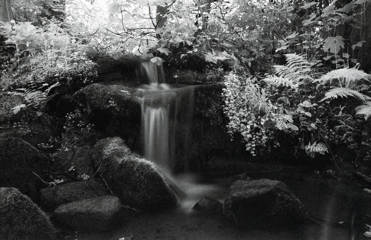 An IR Image of a Waterfall