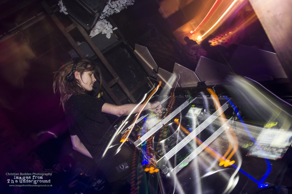 Young DJ playing at a nightclub