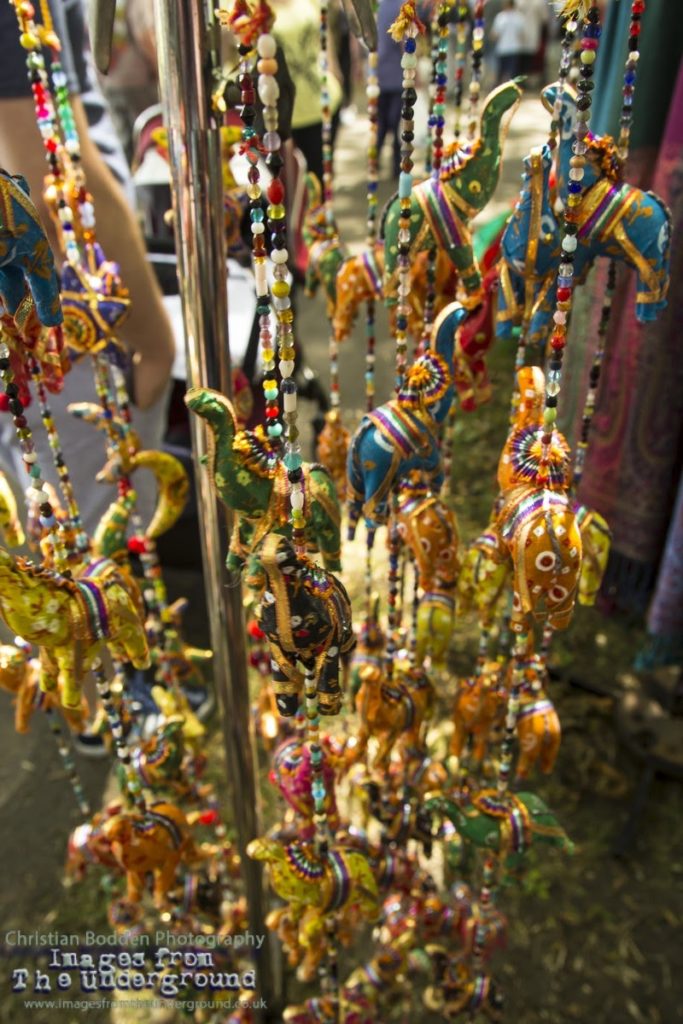 Image of mobiles on a stall