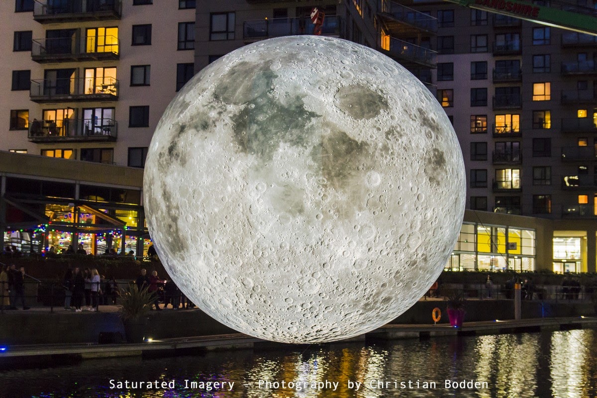 Image of Art installation of the Moon