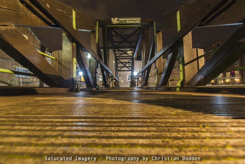 Image of a bridge taken from ground level