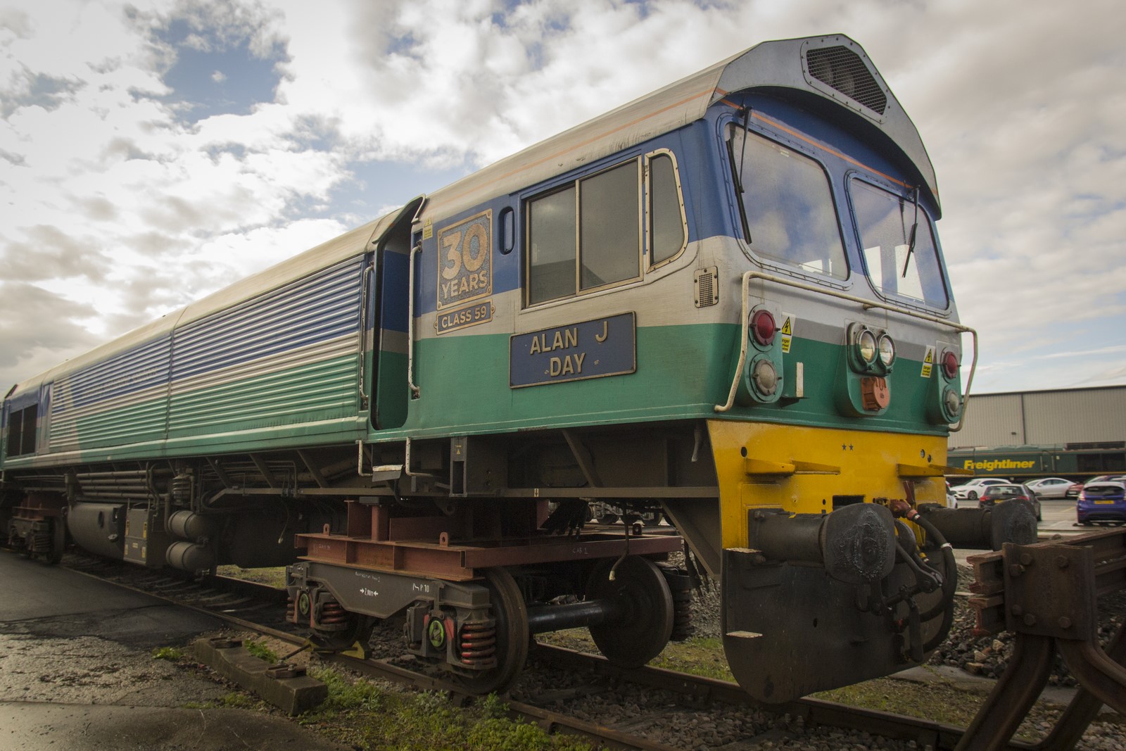 A class 59 Diesel Locomotive