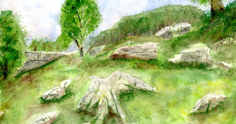 Watercolour Landscapes: Tideswell, Betws-Y-Coed